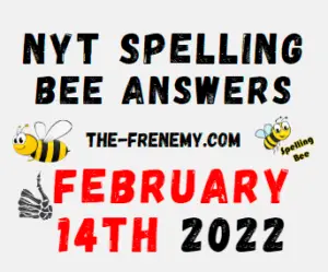 NYT Spelling Bee Solver February 14 2022 Answers Puzzle