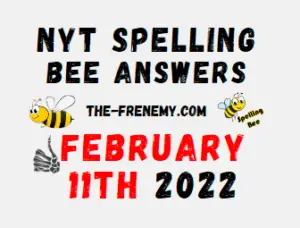 NYT Spelling Bee Solver Puzzle February 11 2022 Answers