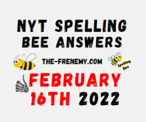 NYT Spelling Bee Solver Puzzle February 16 2022 Answers