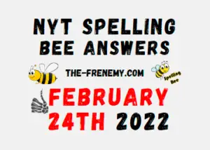 NYT Spelling Bee Solver Puzzle February 24 2022 Answers