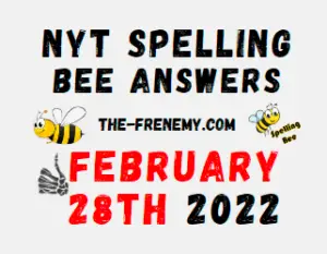 NYT Spelling Bee Solver Puzzle February 28 2022 Answers