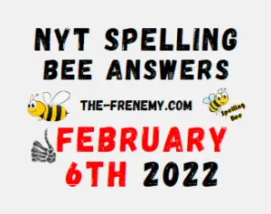 NYT Spelling Bee Solver Puzzle February 6 2022 Answers
