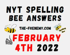 NYT Spelling Bee Solver Puzzle January 4 2022 Answers