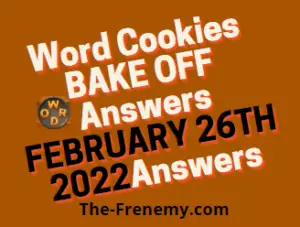 Word Cookies Bake Off February 26 2022 Answers Puzzle