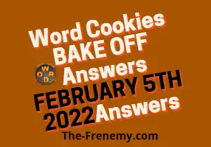 Word Cookies Bake Off Puzzle February 5 2022 Answers