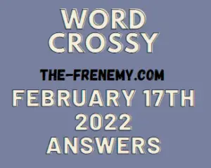 Word Crossy Daily Puzzle Challenge February 17 2022 Answers