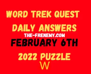 Word Trek Quest Daily Puzzle February 6 2022 Answers