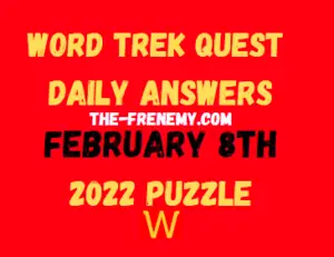 Word Trek Quest Daily Puzzle February 8 2022 Answers