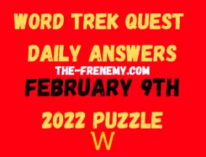 Word Trek Quest Daily Puzzle February 9 2022 Answers