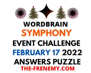 WordBrain Symphony Event Challenge February 17 2022 Answers Puzzle