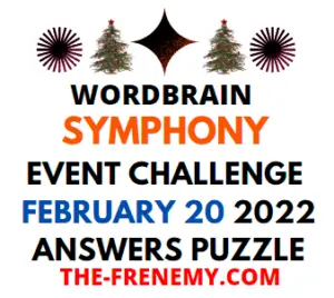 WordBrain Symphony Event Challenge February 20 2022 Answers