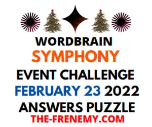 WordBrain Symphony Event Challenge February 23 2022 Answers