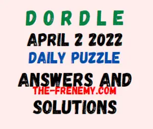 Dordle April 2 2022 Answers Puzzle