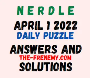 Nerdle April 1 2022 Answers Puzzle