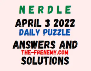 Nerdle April 3 2022 Answers Puzzle