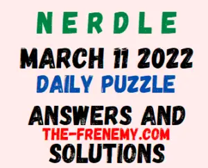 Nerdle March 11 2022 Answers Puzzle Today