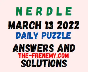 Nerdle March 13 2022 Answers Puzzle Challenge Today