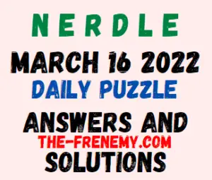 Nerdle March 16 2022 Answers Puzzle Today
