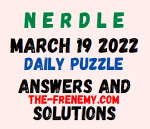 Nerdle March 19 2022 Answers Puzzle