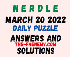 Nerdle March 20 2022 Answers Puzzle
