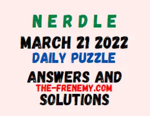 Nerdle March 21 2022 Answers Puzzle