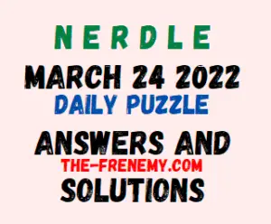 Nerdle March 24 2022 Answers Puzzle