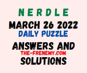 Nerdle March 26 2022 Answers Puzzle