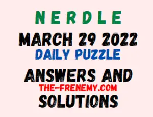 Nerdle March 29 2022 Answers Puzzle