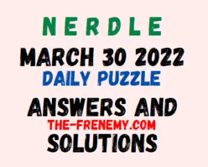 Nerdle March 30 2022 Answers Puzzle Today