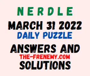 Nerdle March 31 2022 Answers Puzzle Today