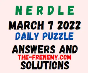 Nerdle March 7 2022 Answers Puzzle Today