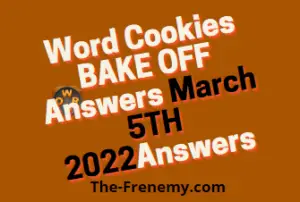 Word Cookies Bake Off March 5 2022 Answers Puzzle