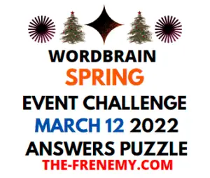 WordBrain Spring Event Challenge March 12 2022 Answers Puzzle