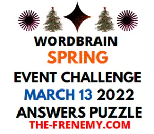 WordBrain Spring Event Challenge March 13 2022 Answers Puzzle