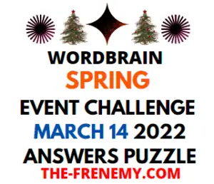 WordBrain Spring Event Challenge March 14 2022 Answers Puzzle