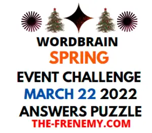 WordBrain Spring Event Challenge March 22 2022 Answers Puzzle