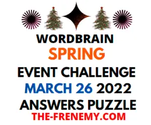 WordBrain Spring Event Challenge March 26 2022 Answers Puzzle