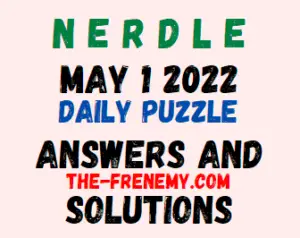 Nerdle Answer Today May 1 2022 Solution