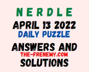 Nerdle April 13 2022 Answers Puzzle Today