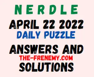 Nerdle April 22 2022 Answers Puzzle and Solution