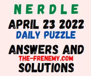 Nerdle April 23 2022 Answers Puzzle and Solution