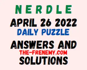 Nerdle April 26 2022 Answers Puzzle Today