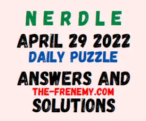 Nerdle April 29 2022 Answers Puzzle Today
