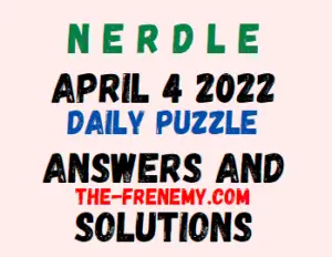 Nerdle April 4 2022 Daily Puzzle Answers and Solution
