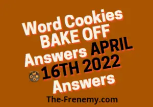 Word Cookies Bake Off April 16 2022 Answers Puzzle Today
