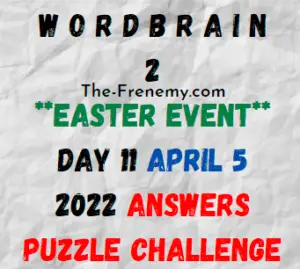 WordBrain 2 Easter Event Day 11 April 5 2022 Answers Puzzle