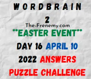 WordBrain 2 Easter Event Day 16 April 10 2022 Answers Puzzle
