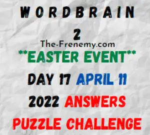 WordBrain 2 Easter Event Day 17 April 11 2022 Answers Puzzle