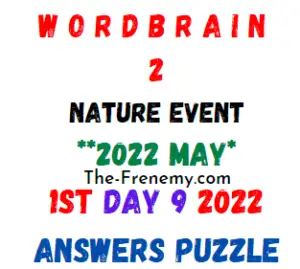 WordBrain 2 Nature Event May 1 Day 9 2022 Answers Puzzle