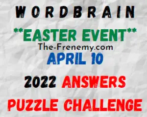 WordBrain Easter Event April 10 2022 Answers Puzzle Today